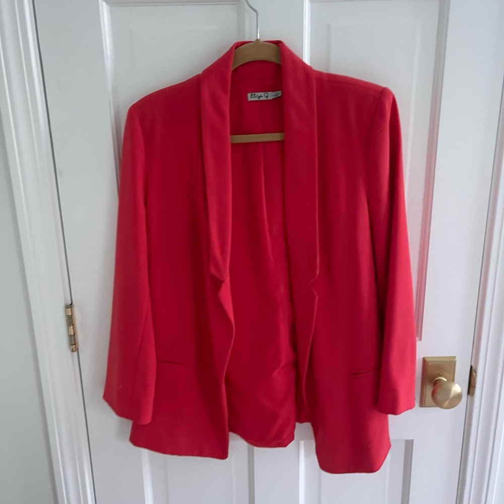 Chic Red Blazer By Ruby Rd. - image 1